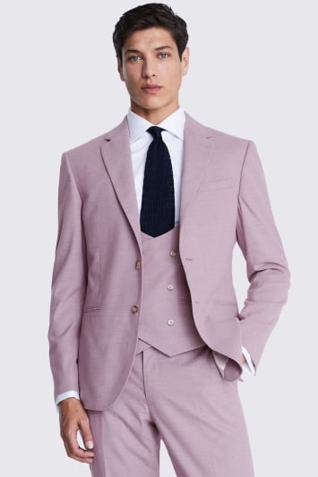 Slim Fit Quartz Pink Suit