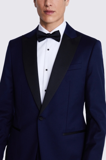 Tailored Fit Navy Twill Tuxedo