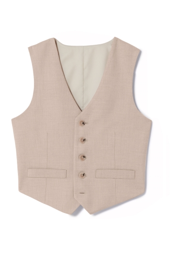 Boys Blonde Camel Waistcoat