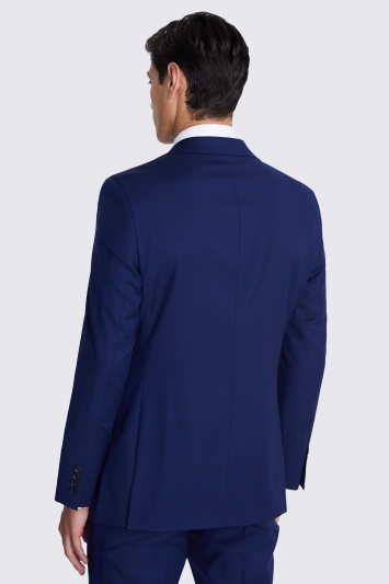 Tailored Fit Blue Twill Suit