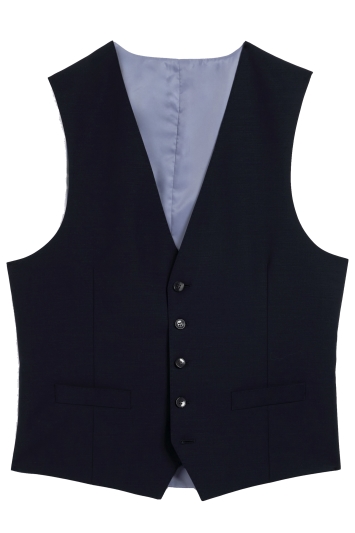 Tailored Fit Navy Performance Waistcoat