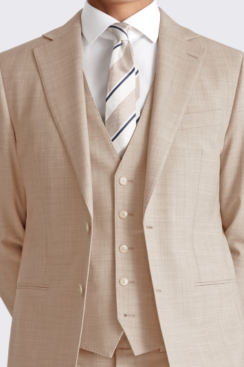 Tailored Fit Neutral Marl Performance Jacket