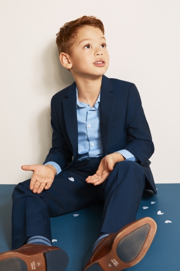 Ted Baker Boys Blue Suit for Children | Moss Bros Hire