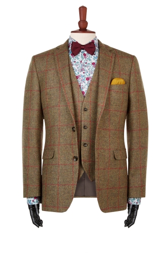 moss bros tweed jacket