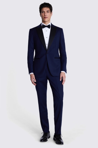 Tailored Fit Navy Tuxedo for Hire | Moss Hire