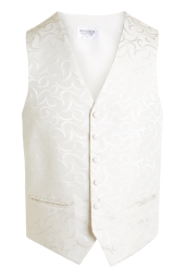 Marino Ivory swirl morning waistcoat