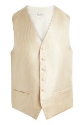 Sienna Cream self patterned morning waistcoat