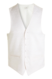 Ivory Brocade Morning waistcoat