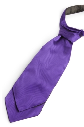 Royal Purple Metallic Cravat