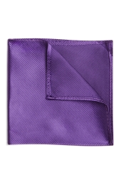 Royal Purple Metallic Pocket Square