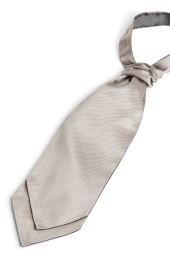 Slate Grey Metallic Cravat