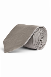 Slate Grey Metallic Tie