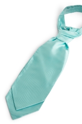 Aqua Blue Metallic Cravat