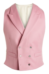  Double-breasted Dusky Pink Morning Waistcoat