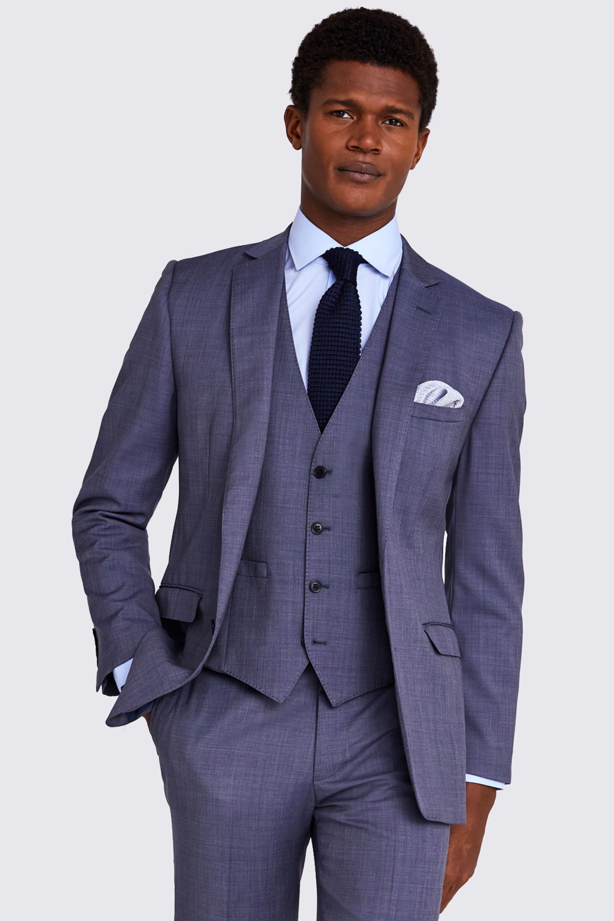 Moss 1851 Light Blue Suit | Moss Hire