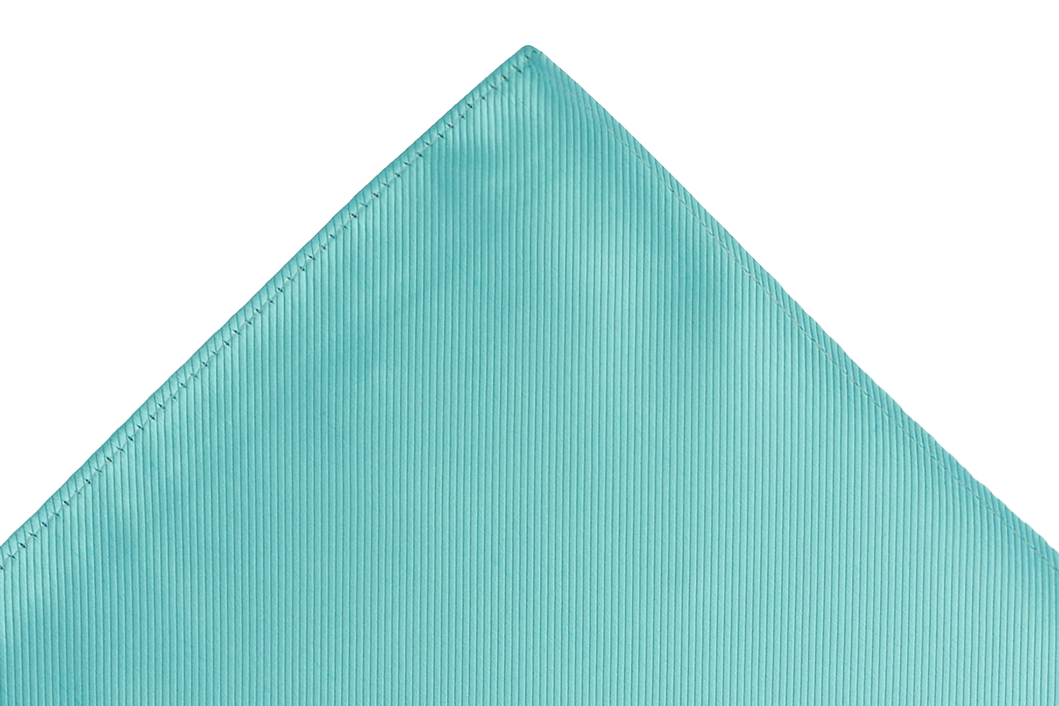 Aqua Blue Metallic Pocket Square