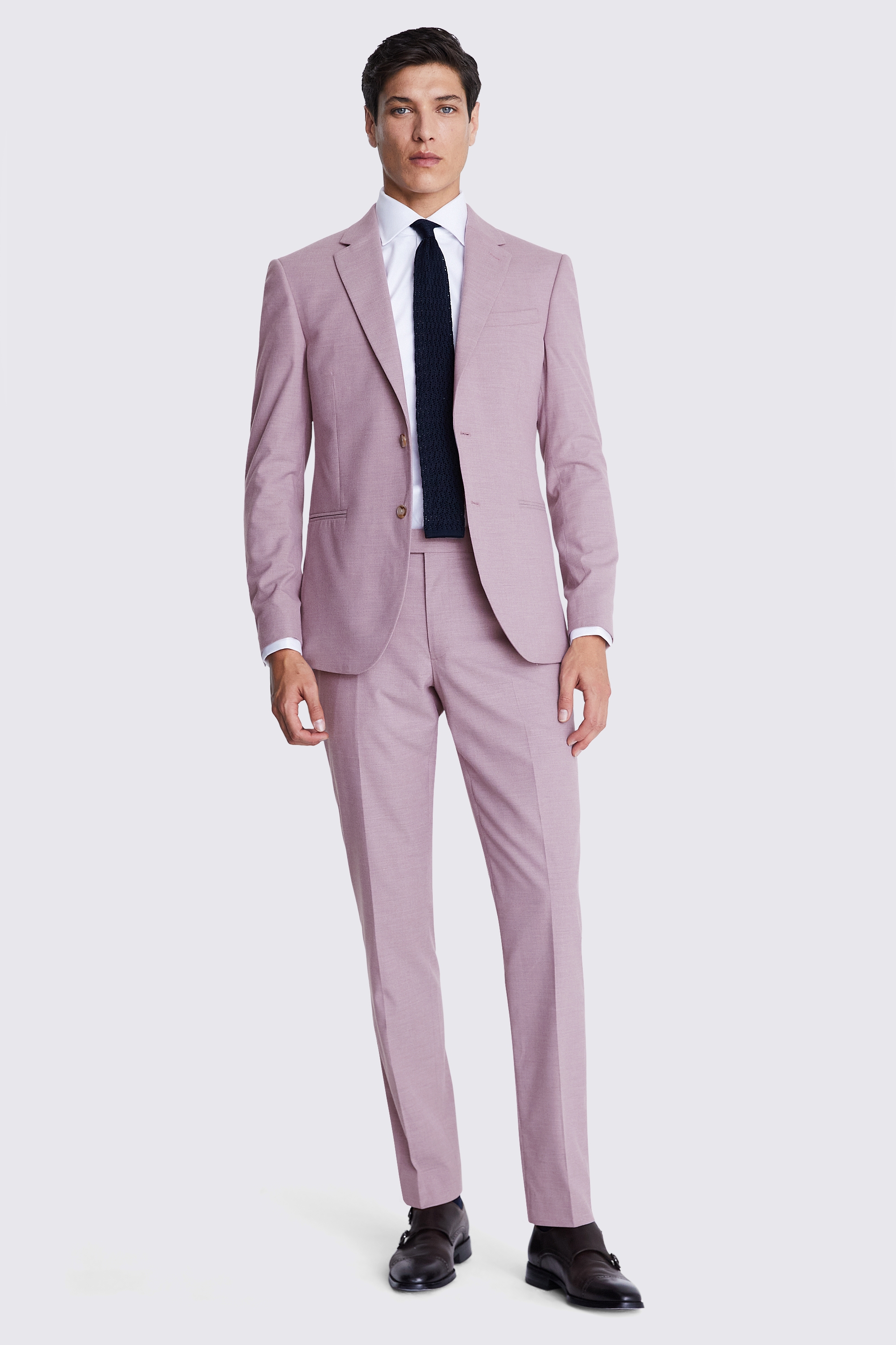 Slim Fit Quartz Pink Suit